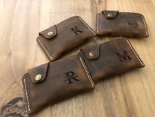 Handmade Genuine Leather Slim Wallet for Men & Women Small Minimalist Card Holde Unisex Wallet price