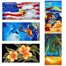 1/2 Pack Cotton Beach Towel Quick Drying Super Absorbent Towel for Kids/ Adults Beach Towel price