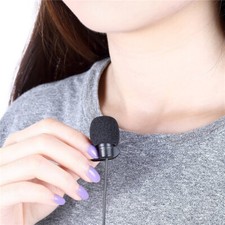 New Hands Free Computer Phone Clip Lapel Microphone For PC Skype MSN Mini 3.5mm Computer Microphone price