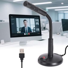 Computer Mini Condenser Microphone USB Stand Recording Mic For PC Desktop Laptop Computer Microphone price