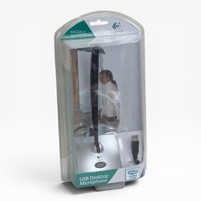 Logitech USB Desktop Microphone 980186-0403 for PC or Mac Skype Sealed Computer Microphone price