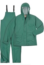Dark Green Gempler's Sugar River Rain Jacket and Bibs, PVC-on-Nylon | Size Small Men's Raincoat price