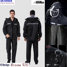Raincoat Rain Suits Jacket Pants Waterproof Heavy Duty Fishing Women Mens Gear Men's Raincoat price