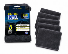 5-Pack Microfiber Car Detailing Towels 16x16 500 GSM Twisted Terry Scratch-Free Towel Machine price