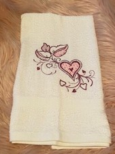 VALENTINE OLD FASHION ROMANTIC STYLE HAND TOWEL MACHINE EMBROIDERED Towel Machine price