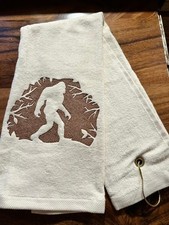 BIG FOOT HAND CRAFTED GOLF TOWEL MACHINE EMBROIDERED HIGH QUALITY VELOUR Towel Machine price