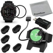 Accessory Kit for Garmin Fenix 7 Smartwatch, Charger Dock, Shields, Dust Covers Smartwatch Accessory price