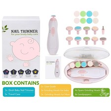Electric Baby Nail File Trimmer/Manicure Toddler Toes Trim Nails Polish Care Set Baby Care Set price