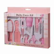10pcs New Baby Infant Health Care Set Nose Cleaner Nails Clipper Thermometer Kit Baby Care Set price