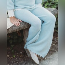 Love + Grow Light Blue Sweater Knit Pants Boys' Pants price