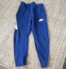 Nike Boy’s Blue Solid Jogger Pants Size S, Polyester, Drawstring 804818-438 Boys' Pants price