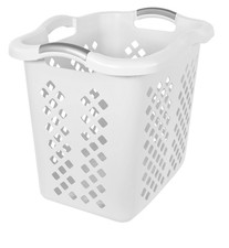 Home Logic 2 Bushel Lamper Plastic Laundry Basket with Silver Handles Basket price