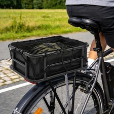 Bicycle Basket, Black Rear Bike Basket with Luggage Net and Basket Inner Liner Basket price