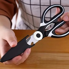 Heavy-Duty Kitchen Scissors – Multifunctional Stainless Steel Food Shear for Piz Scissors price