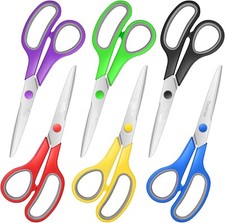 Scissors Set of 6-Pack Scissors All Purpose Comfort-Grip Handles Sharp Scissor Scissors price