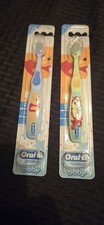 Oral-B Disney Baby Toothbrush Lot of 2 Pooh & Tigger Extra Soft 0-3 Years NEW Baby Toothbrush price