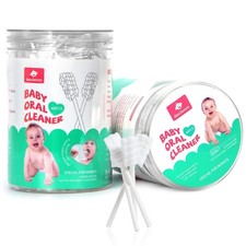 dearlomum 48PCS Baby Tongue Cleaner Newborn Toothbrush | Disposable Infant Clean Baby Toothbrush price