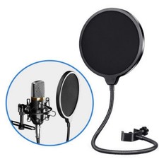 Studio Microphone Pop Filter Double Layer Wind Screen Mask Dust Cover Studio Microphone price