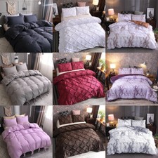 3 Piece Duvet Cover Set Microfiber Pleat Marble Soft Quilt Cover For Comforter Duvet Cover Set price