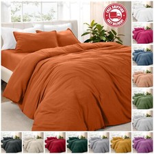 Soft Duvet Cover Set COTTON Feel Luxury Reversible Quilt Bedding Sets Queen King Duvet Cover Set price