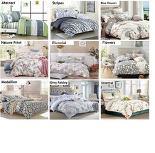duvet cover set: 100% cotton: queen or king, 16 designs Duvet Cover Set price