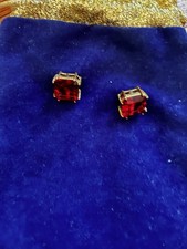 Pair of Pink Rhinestone Earrings Pierced Ears Costume Jewelry Costume Earrings price