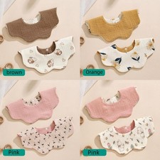 Baby Bibs for Girl Cotton Bibs Baby Drool Bib sdouble-sided  (4 Packs) Feeding Bib price