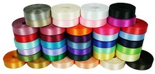 5/8" SINGLE FACE SATIN Ribbon 100% Polyester Choose Color and Length Ribbons price