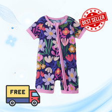 [FASH SALE] Little Sleepies Wild Garden Shorty Zippy Baby One-Piece Pajamas NEW Baby Pajamas price