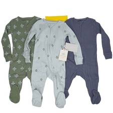 3 Cloud Island Soft & Sweet Dreams Baby 12 Month Zip-up Footie Pajamas NWT Baby Pajamas price