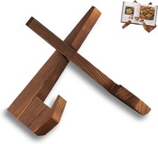Cookbook Stand Cook Book Stand Kitchen Counter,Wooden Recipe Book Holder Book Holder / Stand price