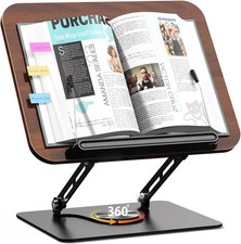 Book Stand for Reading Adjustable Book Holder with 360°Rotating Bases Ergonomic Book Holder / Stand price