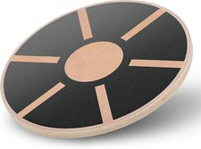 Wooden Balance Board 360° Rotation Wobble Board Trainer for Core Strength Yoga Board price