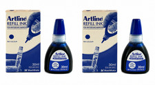 2 Artline Refill Ink ESK-50A Black (30ml) Bottles Whiteboard Marker 5109A 5100A Whiteboard Marker price