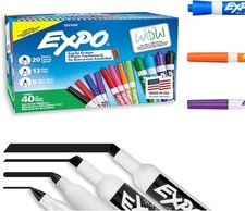 Dry Erase Markers Ultimate Pack, Chisel, Fine, Ultra Fine, Mixed Tips, Assort... Whiteboard Marker price