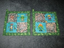 Robots Front and Back Handmade Kitchen Potholder Set of 2 Kitchen Robots price