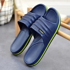 Soft EVA Indoor Slippers Men Non Slip Lightweight Comfortable Bathroom Slippers Men's Slippers price