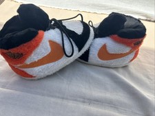 J’s Snkrs Slippers white and Orange with black Men's Slippers price
