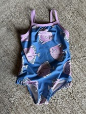 Toddler Girls’ One Piece Swimsuit Fish Carter’s Blue & Purple Size 2T Baby Swimsuit price