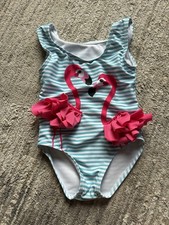 Flamingo One Piece Swimsuit Toddler Girl Size 90 (2T) Baby Swimsuit price