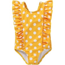 Newborn Baby Girl Ruffle Swimsuit Infant Toddler One Piece Floral Bikini Beach Baby Swimsuit price