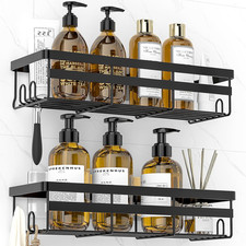 Shower Caddies 2 Pack - Adhesive Hanging Shower Shelf - Bathroom Organizers and Bathroom Shelf price