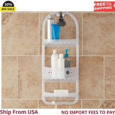 Mainstays Large Over the Shower Caddy with Shelves and Deep Basket, Heavy Duty Bathroom Shelf price
