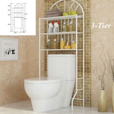 Over The Toilet Storage Rack Shelves Bathroom Organizer Shelf Space Saver 3 Tier Bathroom Shelf price