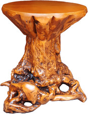 Rustic Live Edge Tree Stump End Table | Unique Wood Log Side Table Side Table price