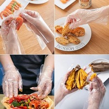100/200/400pcs Food Grade Disposable Vinyl PVC Gloves for Kitchen Garden Kitchen Glove price