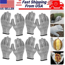 Lot Cut Proof Stab Resistant Butcher Gloves Safety Glove Kitchen L5 Protection Kitchen Glove price