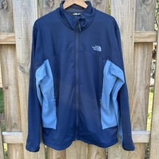 The North Face Cipher Hybrid Jacket Mens XL Blue Windstopper Full Zip Windstopper & Fleece price