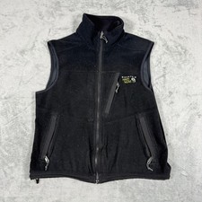 Mountain Hardwear Mens Medium Fleece Vest Black Gore Windstopper Full Zip Windstopper & Fleece price