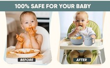 ilicone Baby Feeding Set with Suction, 10 Pcs Baby Led Weaning Supplies with Suc Feeding Set price